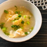 白菜のケチャップ味噌玉子スープ